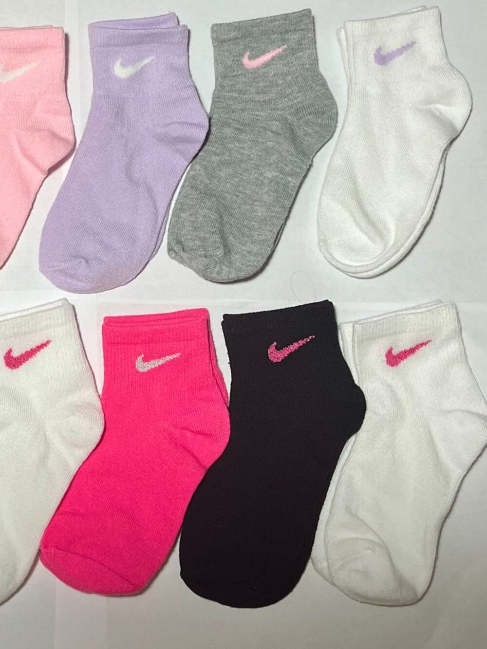 12 Pairs Kids Nike Socks, NWOT, size XS - Picture 3 of 6